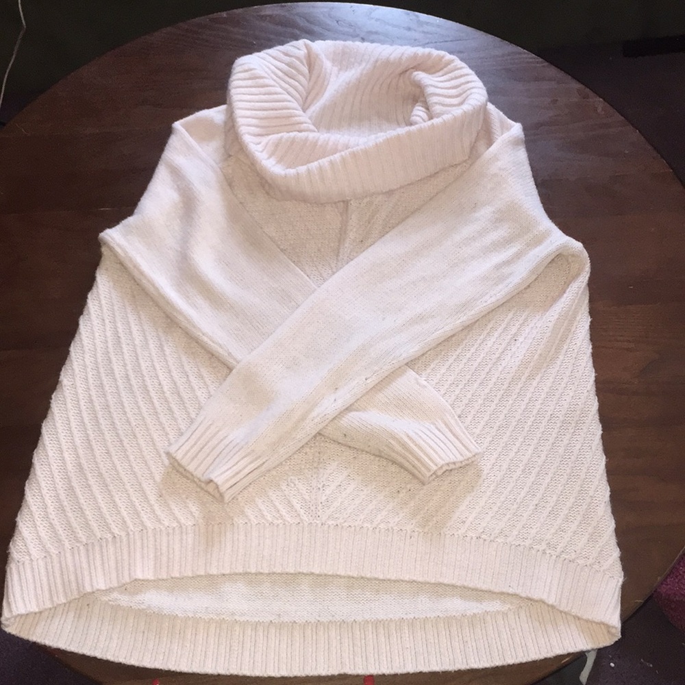 Baby Pink Turtleneck Sweater